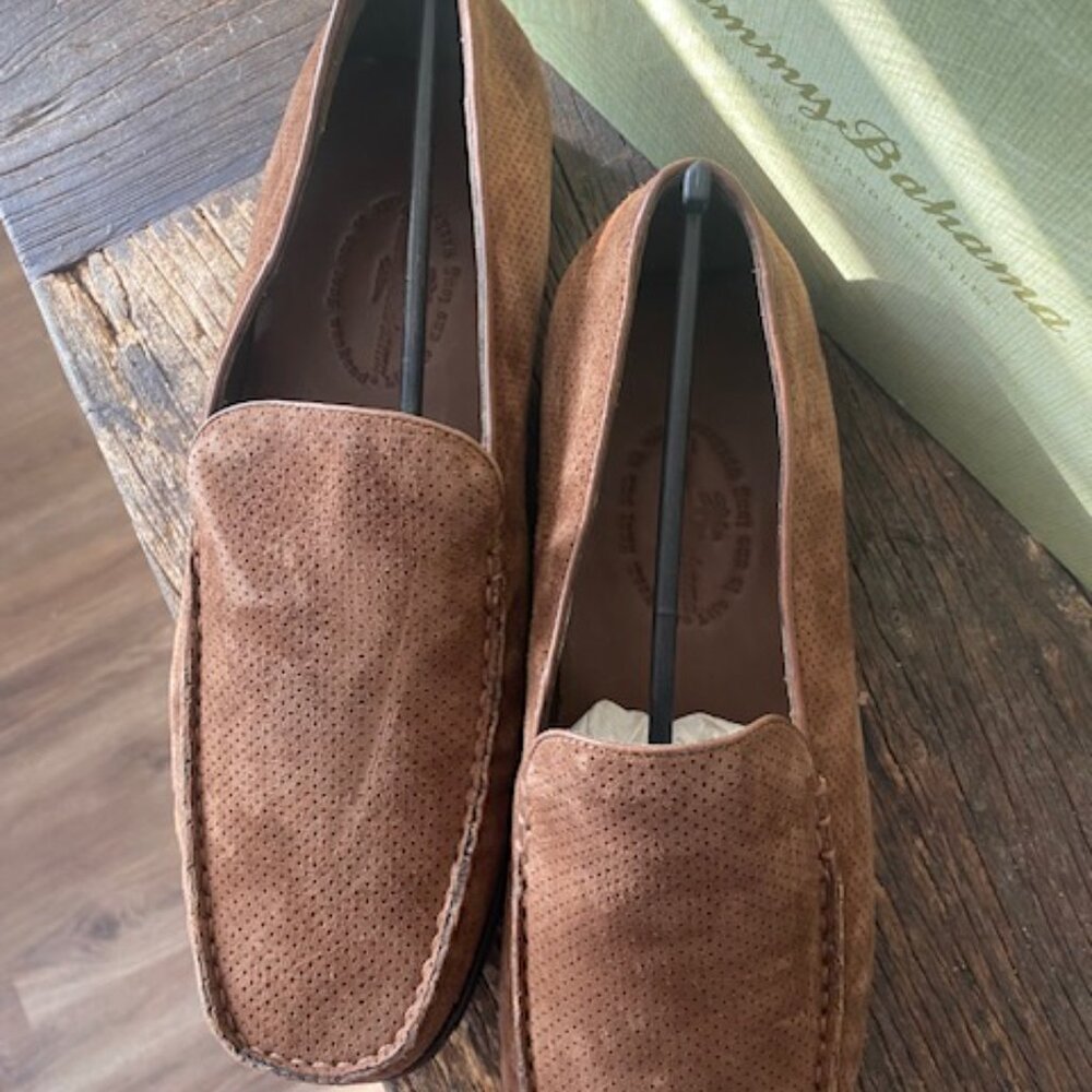 Tommy Bahama Malta Men's Shoes - Style M8505 - Moss Suede